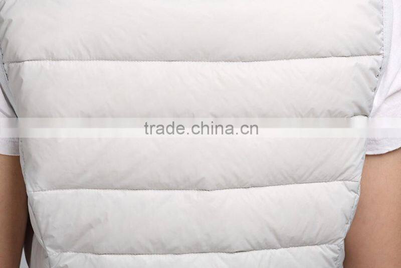 Popular design women's waistcoat with stand collar