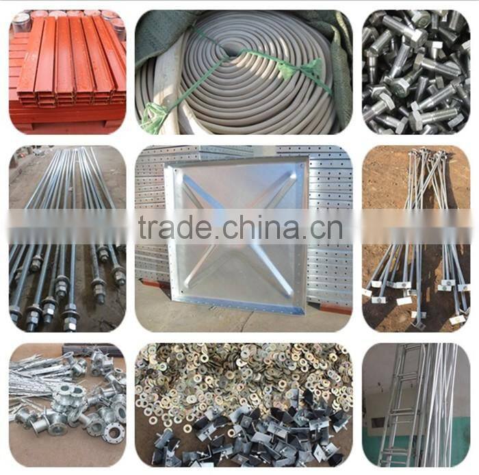 Hot sale pressed galvanized steel water tank/Q235 carton steel water tank