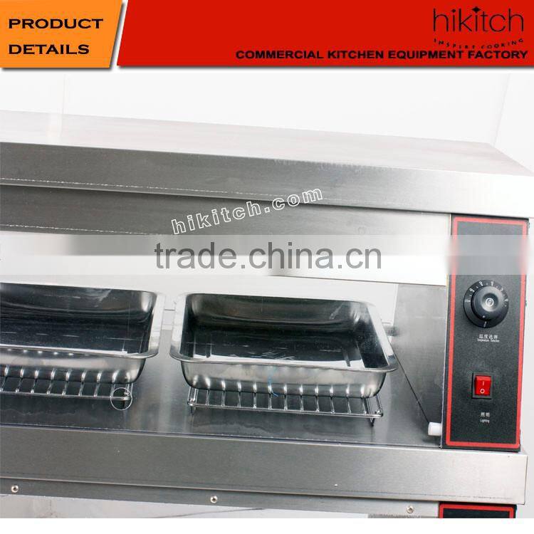 Stainless steel food warmer equipment display showcase provide CE