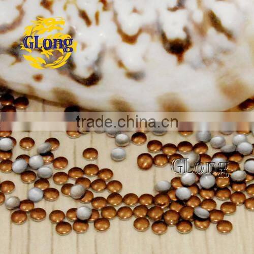 2mm Hot Fix Round Aluminum Panel Pressing Studs Clothes Bag Shoe Nail Art DIY #GT104-2P(Mix-s)