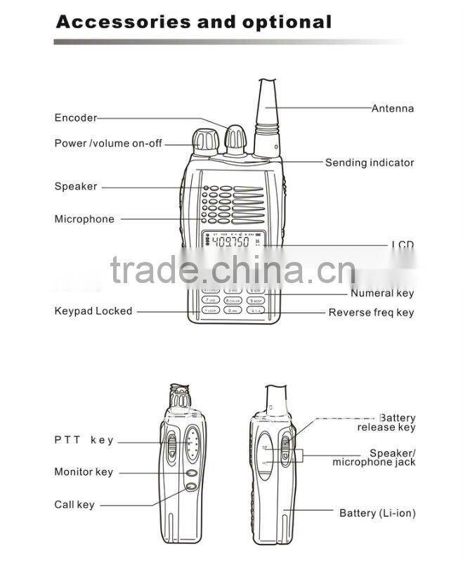 Weierwei Two Way Radio 3288S 2 Way Radio with CTCSS/DCS