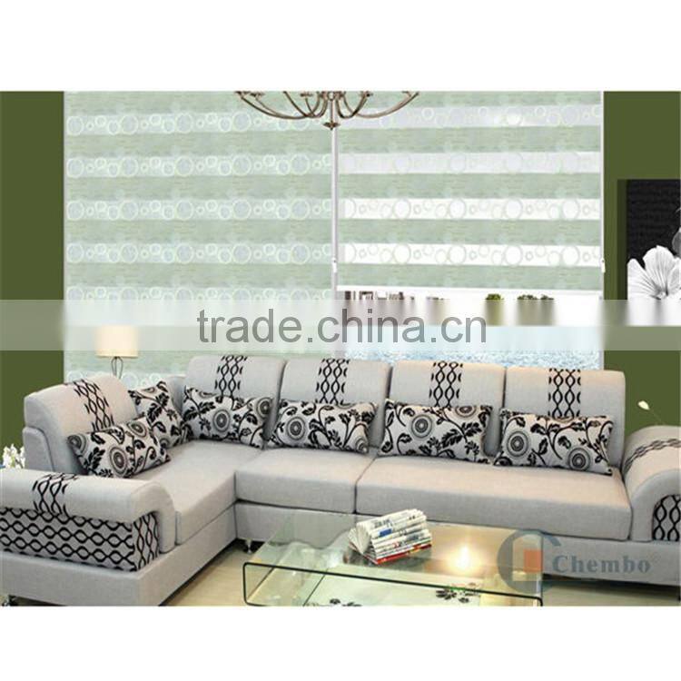 Korea style zebra print fabric for roller blind