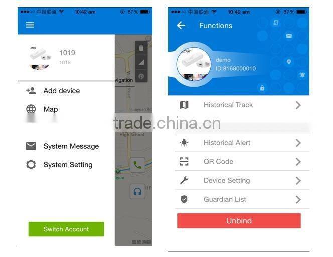 gps gsm tracking device micro tracker for pet ,person,assest,tools with /Android/IOS System
