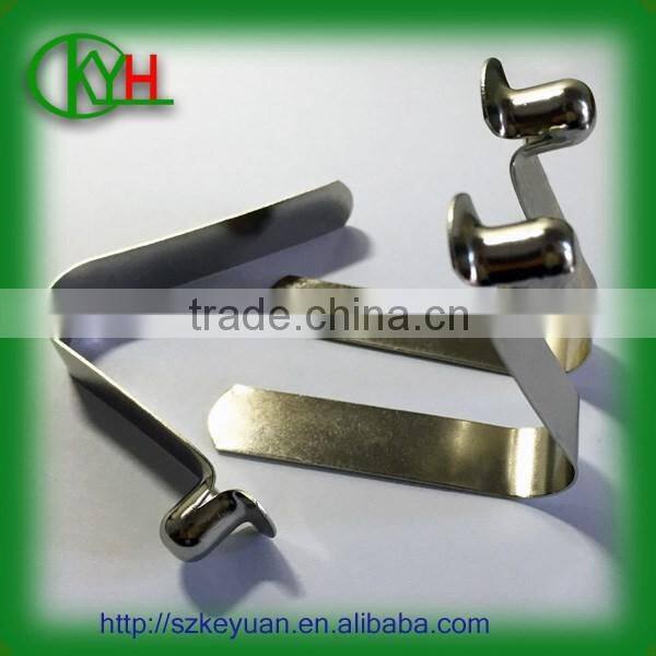Progressive stamping metal spring clip flat spring steel u clips