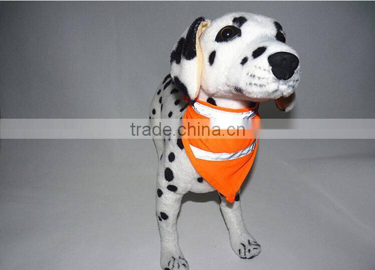 factoy wholesale polyester high visibility pet dog safety vest reflective dog collar
