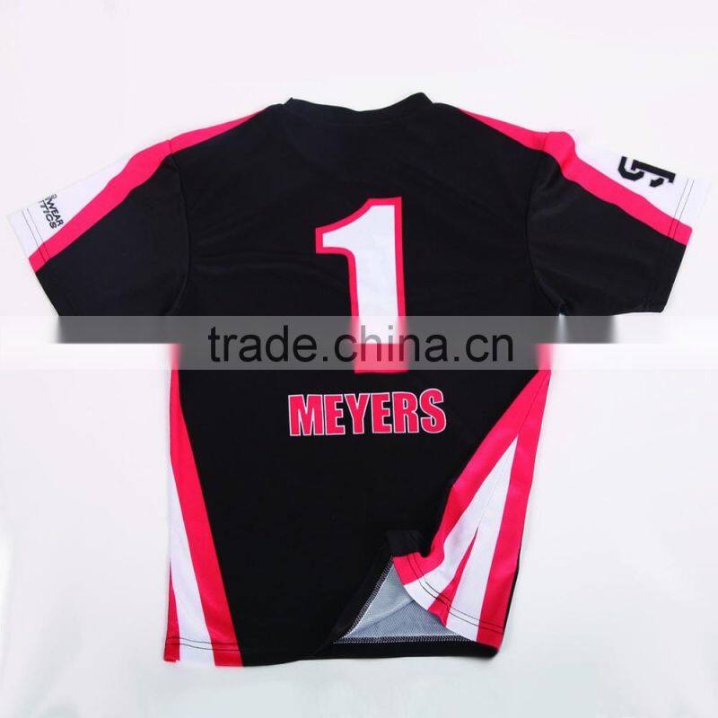 Custom logo quick dry full sublimated100% polyester sports t shirts