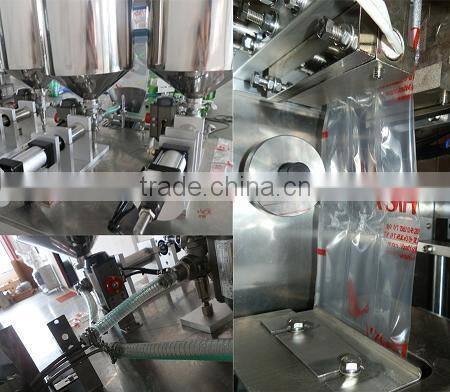 Automatic multi-lines liquid sachet filling packing machine
