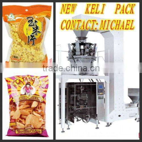 plastic bag packaging machine for cornflakes