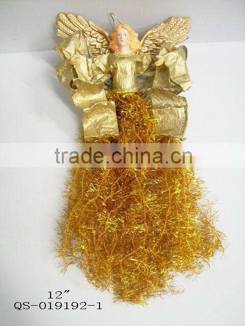Goden christmas angel ornaments