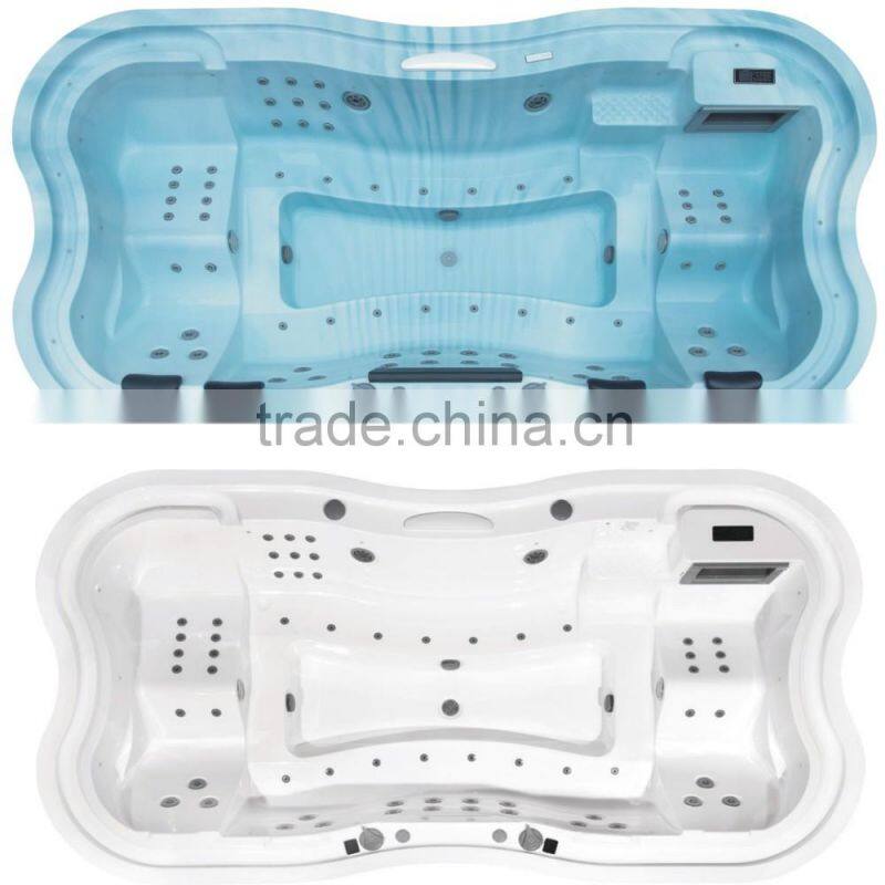 8 persons swimming pool hot tub combo/outdoor SPA bathtub 3850X2105X950mm