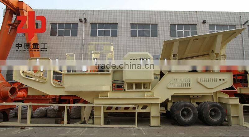 Zhongde Brand High Quality Mobile Crushing Plant with Capacity of 50-500TPH