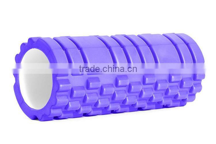 EVA Cover PVC Core Massage EVA Grid Hollow Yoga Foam Roller