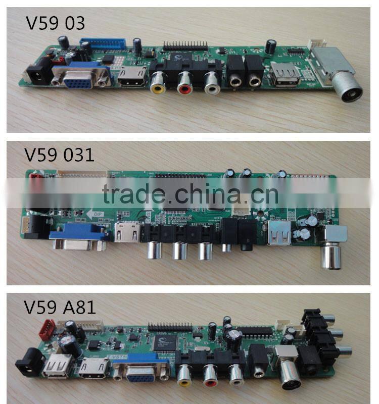 High resolution ultra slim led smart android tv