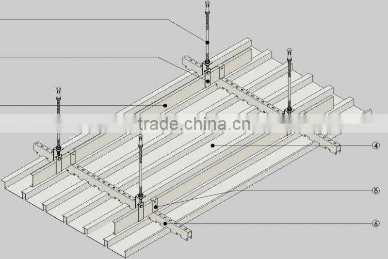 2010 new G-shaped strip ceiling board