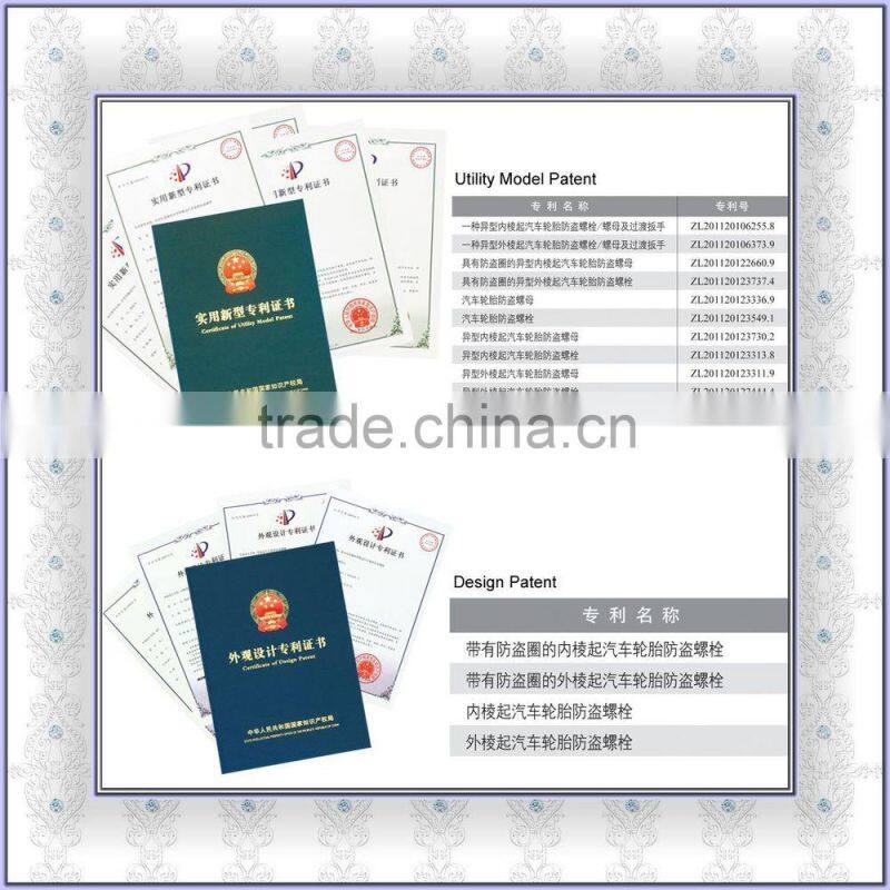 46mm length Land Rover steel lock wheel nut lock