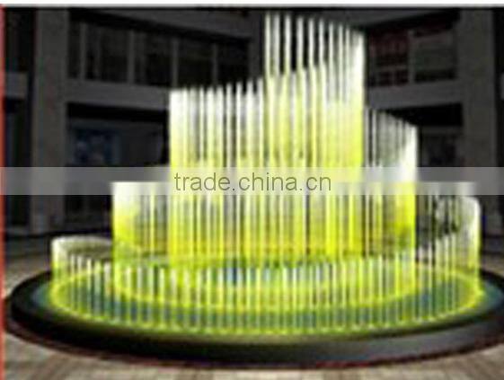 Special design spiral shape LED light outdoor fountain