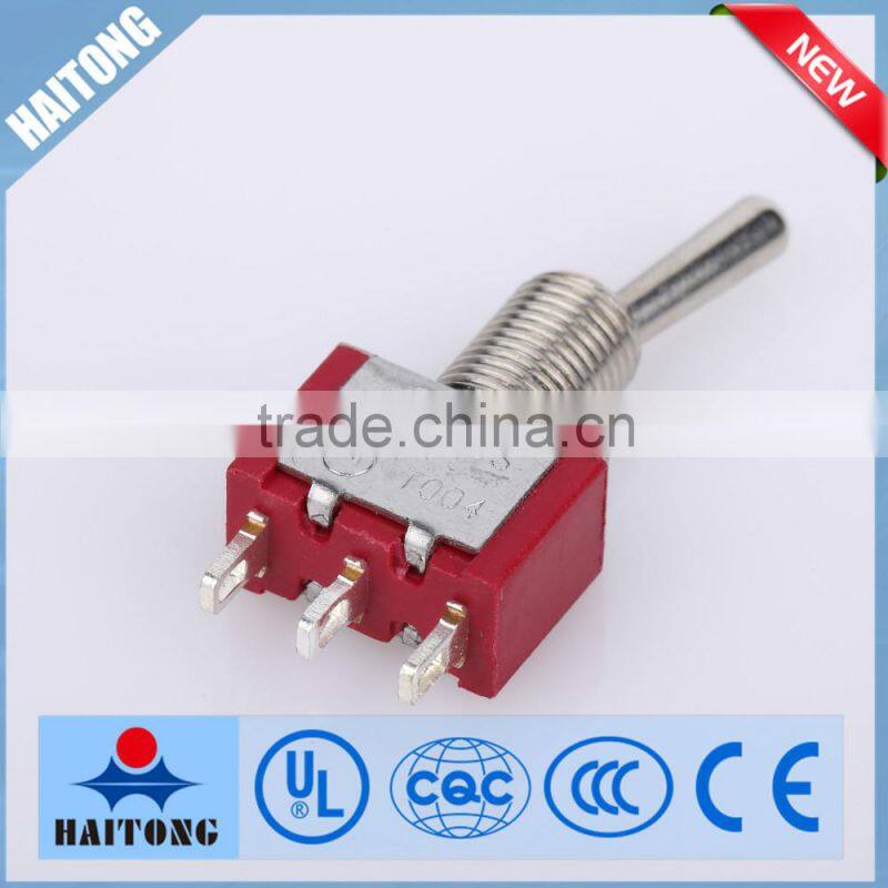 3 pin red toggle puch switch toggle switch with cheap price