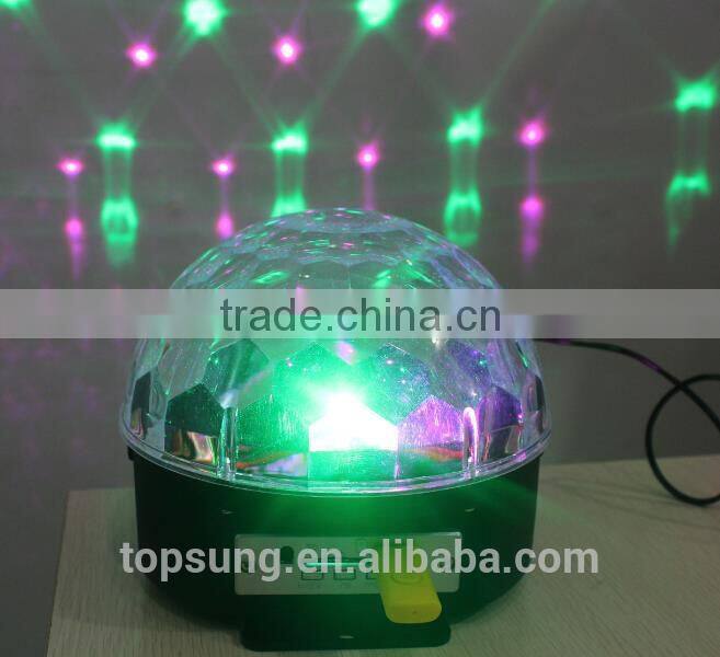 magic rgb discoteca support mp3 sd/tf card