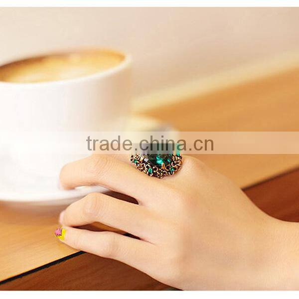 crystal design royal vintage newest diamond ring