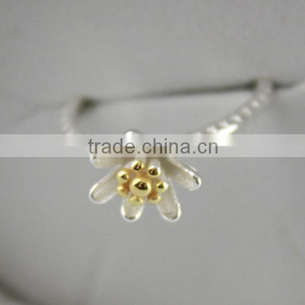 flower novelty smart 925 new design rings silver jewelry