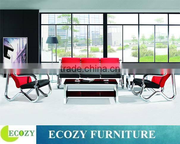 Chromed frame waiting sofa on sale