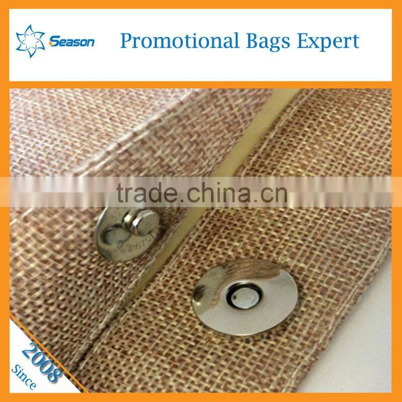 2016 Fashion high level Custom print burlap hessian bag jute gunny bags