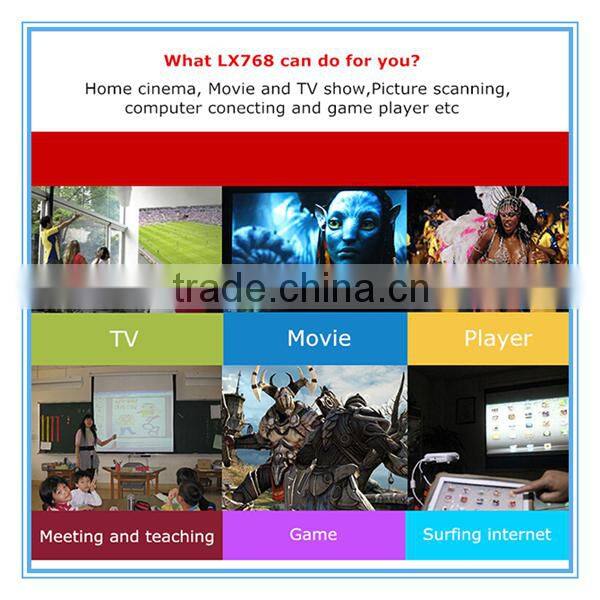 Wholesale Hot Selling 4K Short Throw 3D Holographic Display Projector 1080P LED Projetor with rich interfaces