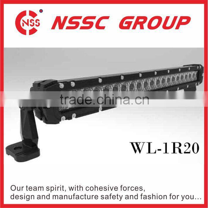 CE RoHs IP68 Waterproof Aurora IP69k waterproof and dust proof 20inch single row led light bar 4x4 accessory