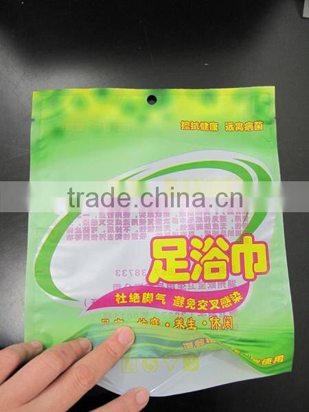 Matte Film & CPP Laminated Gusset Food Packaging Bag For Cookies