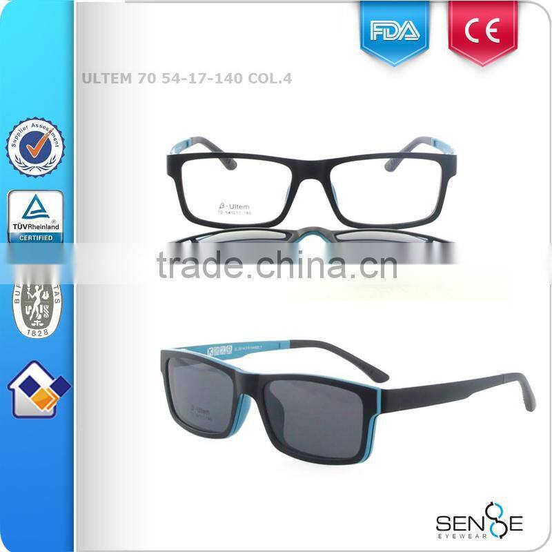 2015 red polarized clip on sunglasses