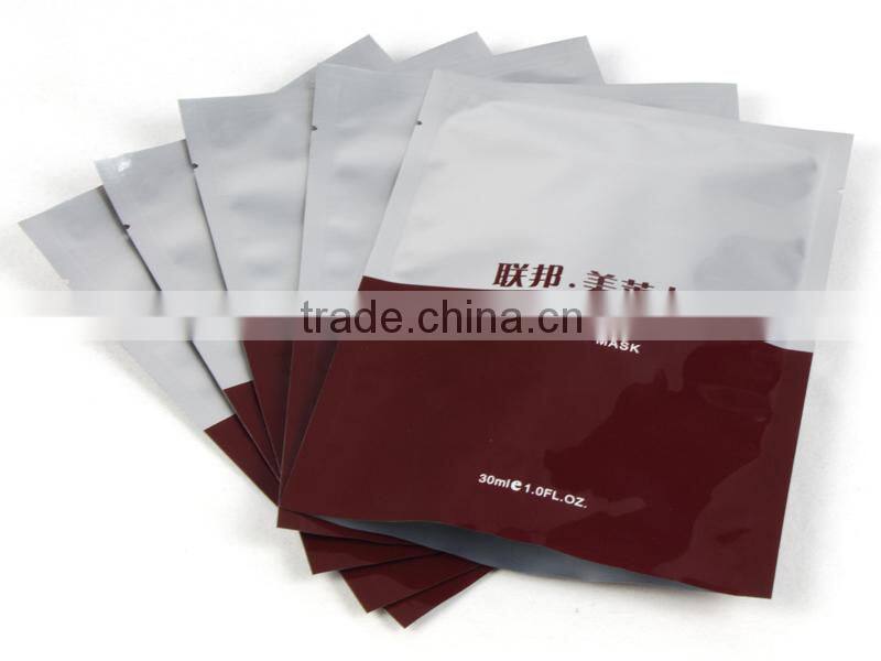 New crafts in 2016 aluminum foil facial mask pack bag