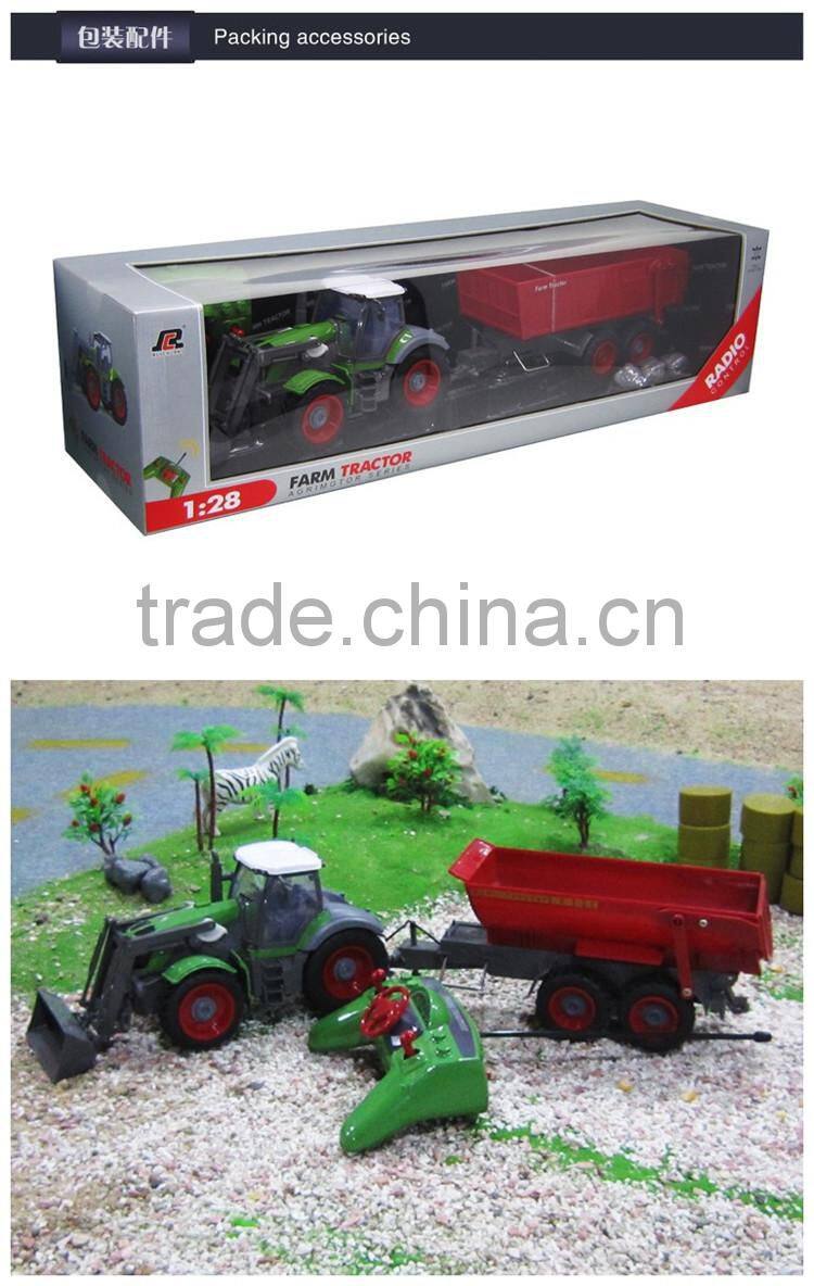 1:28 4CH RC tractor toys Remote Toys from QingYi Toys Factory