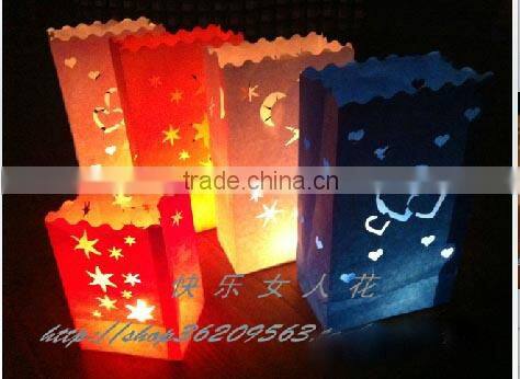 Christmas luminaire candle bags