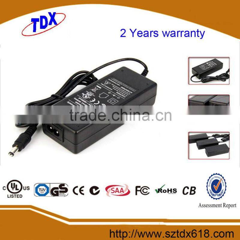 Low MOQ EU/US Desktop Adapter 12V 5A Power Adapter Factory Supply
