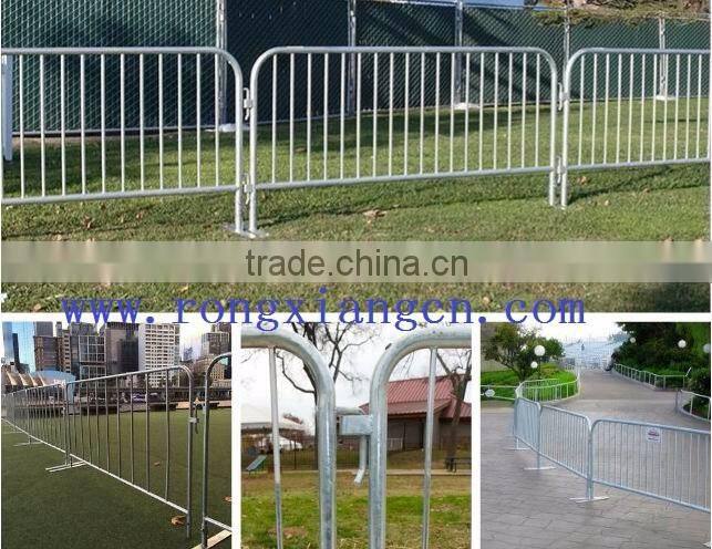 temporary fixed leg concert crowd control barrier for sale aluminum safety pedestrian barrier, event crowd barrier