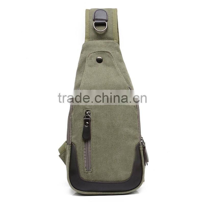 BA-1433 Duty canvas cross body men's chest bag ,custom chest bag