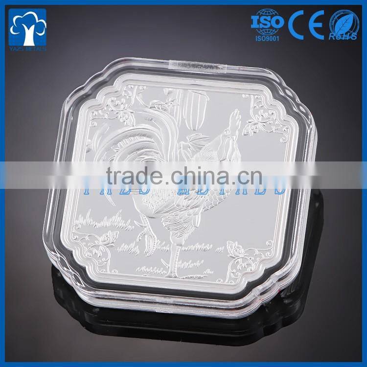 custom metal manufacturer Hydraulic pressure silver coin