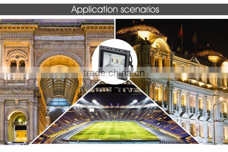 Hot sale IP65 Waterproof Bridgelux COB outdoor led flood light 100w