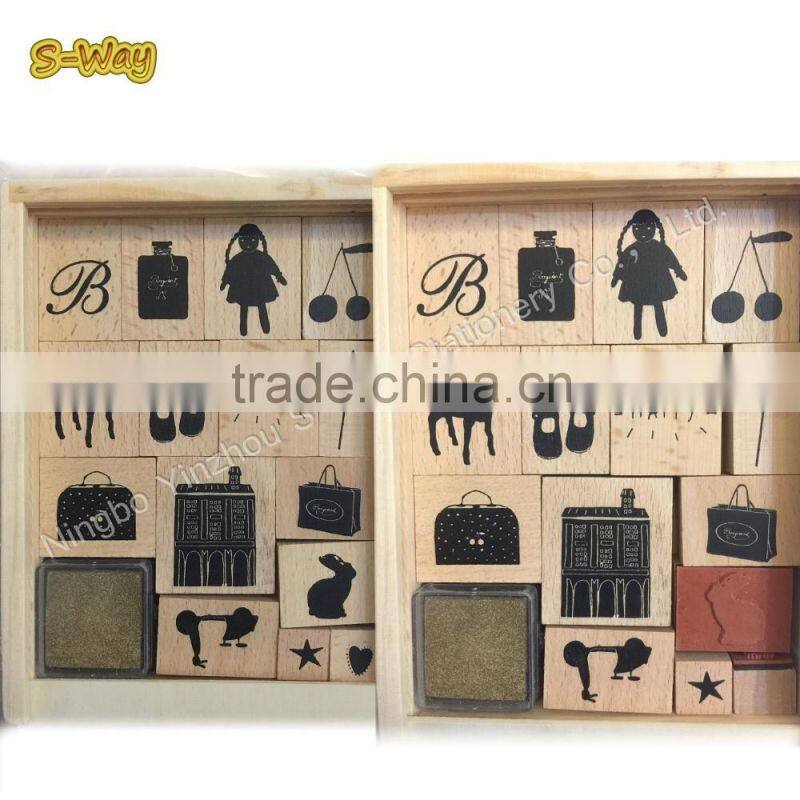 Hero Arts Mounted Rubber Stamp Set, Garamond Letters