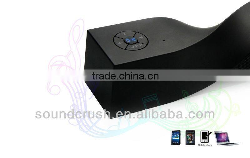 Butterfly shape portable speaker twisted bluetooth speaker