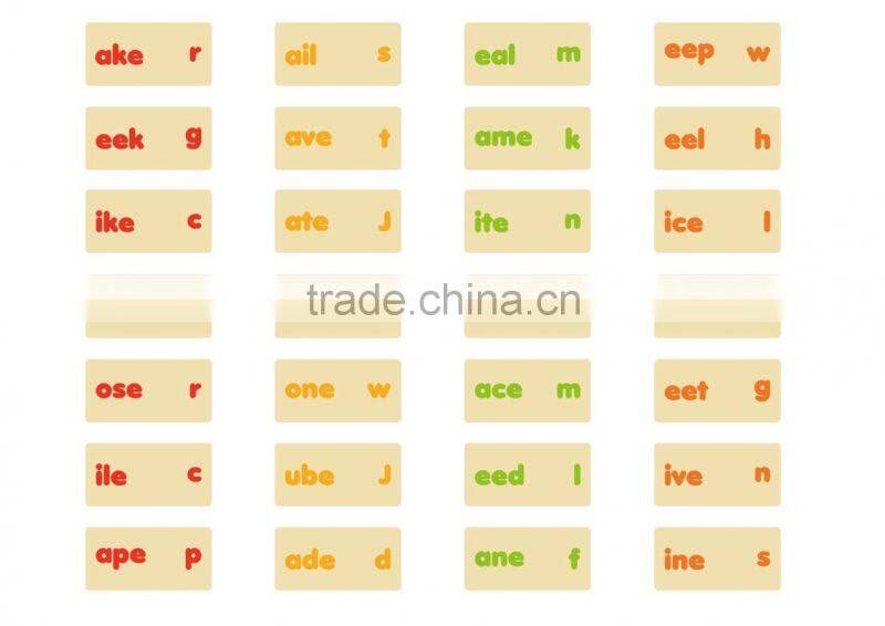 wooden supermarket toy,wooden domino, kids educational blocks PY0007