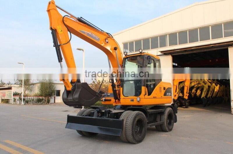 CHINA SMALL MINI WHEEL EXCAVATOR X120-L