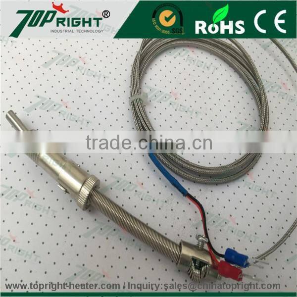 Adjustable Compression Spring Bayonet Cap K Type Thermocouple 2M