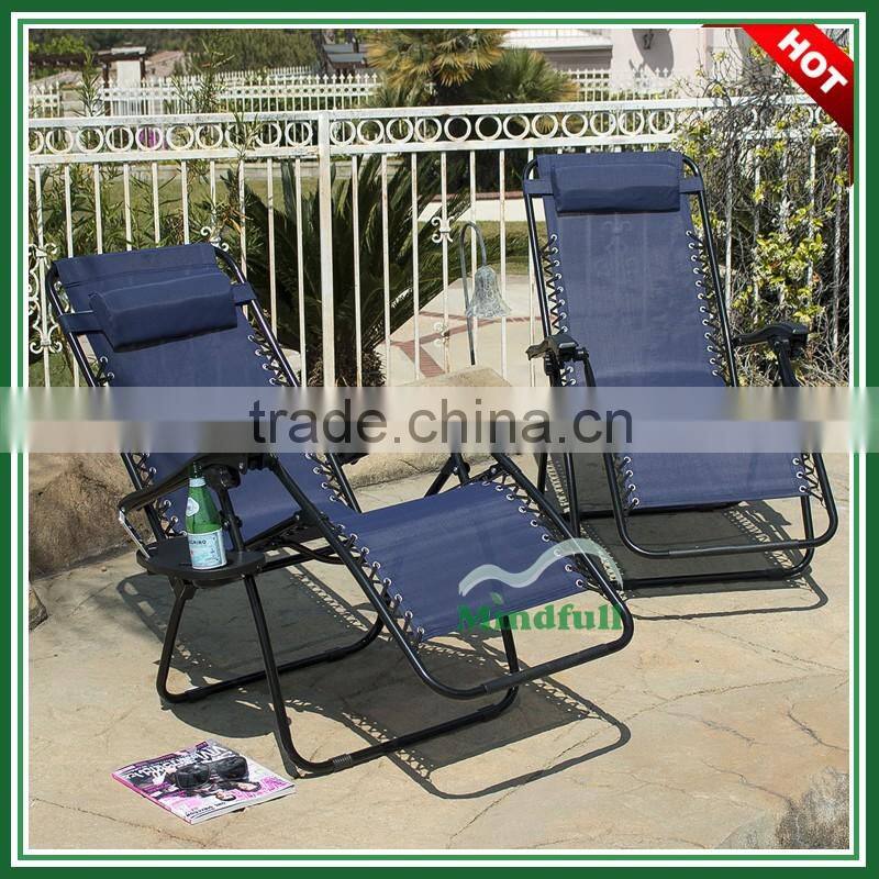 Wholesale Adjustable Folding Garden Zero Gravity Lounge Chair With Table