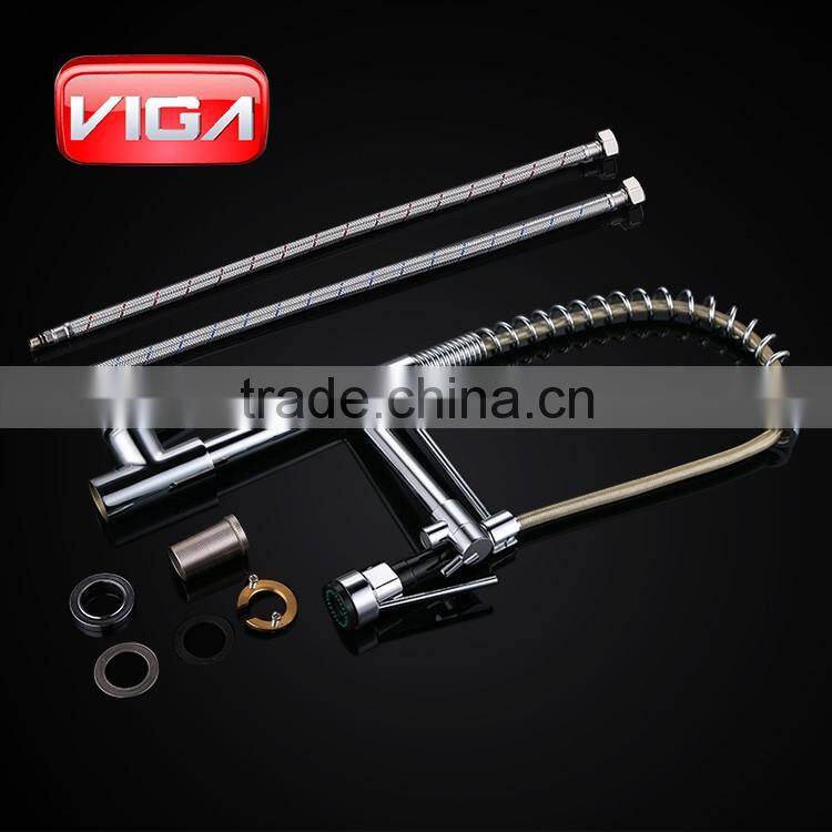 CUPC and CNF for Dual Handle Three Holes Brass Basin Mixer