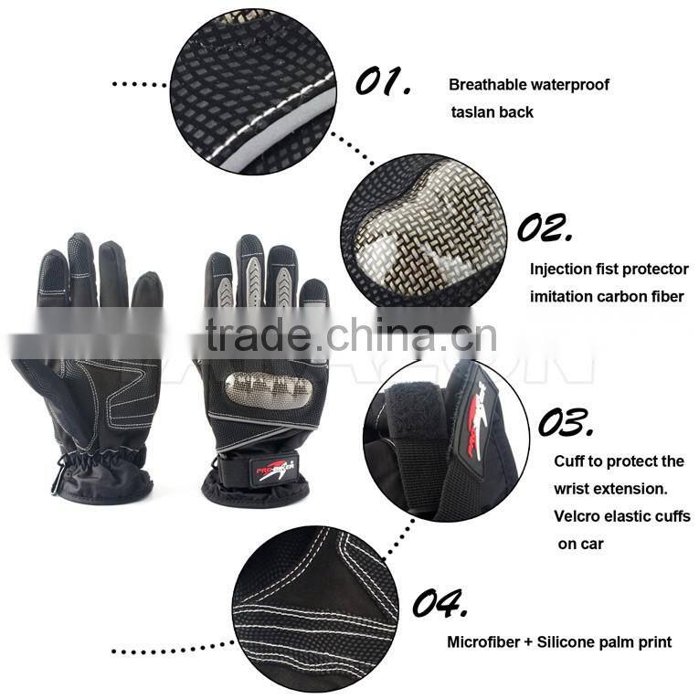 TARAZON breathable fabrics motorbike racing gloves