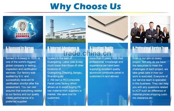 Wall Cladding Aluminium Plastic Composite Panel Interior Design