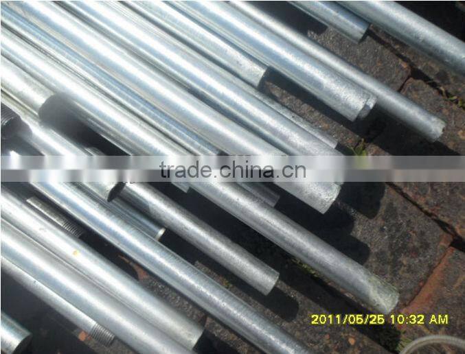 Hot dipped galvanised scaffolding EN39 steel pipe