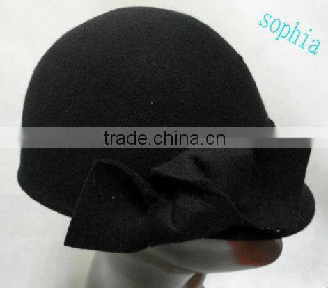 2013 Fashion Wool Felt Polo Hat/Butterfly Riding Cap