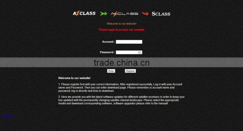 Azclass Mini HD fta satellite receiver decodificador to south america smart tv box free IKS